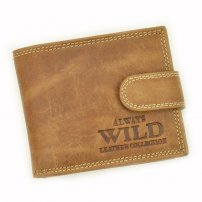 Портмоне Wild N0035L-CHM RFID - цвят коняк