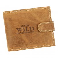 Портмоне Wild N992L-P-CHM RFID - цвят коняк